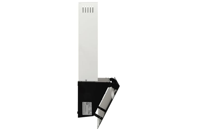 Köksfläkt 60 cm stål och härdat glas svart - Svart - Kök & hushåll - Hushållsmaskiner & vitvaror - Köksfläkt & spisfläkt - Vägghängd köksfläkt