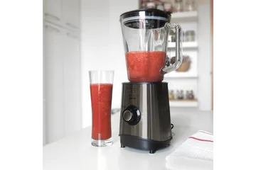 Kannmixer Black+Decker 800W 1.5L Borstat Stål - Grå - Kök & hushåll - Hushållsmaskiner & vitvaror - Köksmaskiner - Blanda & hacka - Blender