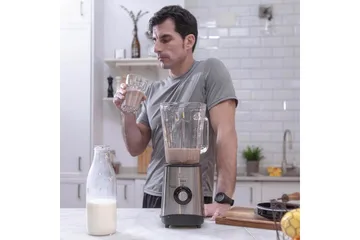 Kannmixer Black+Decker 800W 1.5L Borstat Stål - Grå - Kök & hushåll - Hushållsmaskiner & vitvaror - Köksmaskiner - Blanda & hacka - Blender