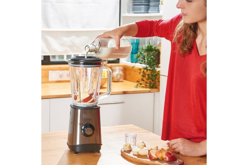 Kannmixer Black+Decker 800W 1.5L Borstat Stål - Grå - Kök & hushåll - Hushållsmaskiner & vitvaror - Köksmaskiner - Blanda & hacka - Blender