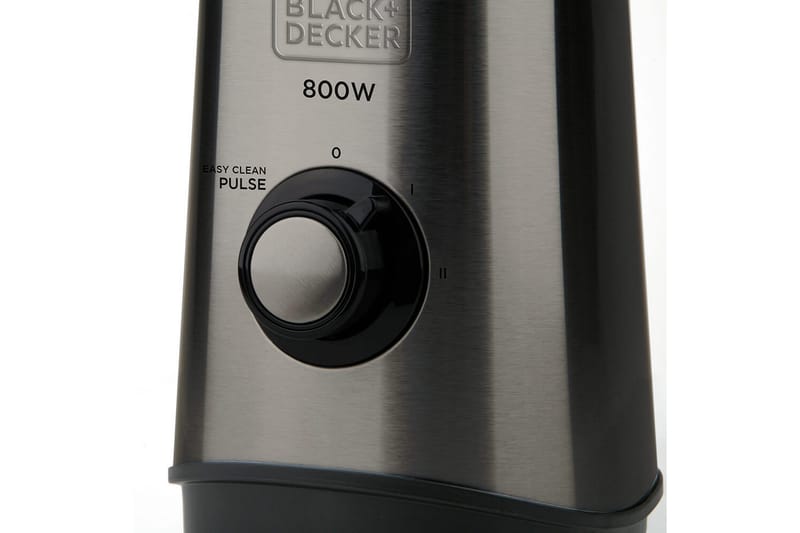 Kannmixer Black+Decker 800W 1.5L Borstat Stål - Grå - Kök & hushåll - Hushållsmaskiner & vitvaror - Köksmaskiner - Blanda & hacka - Blender