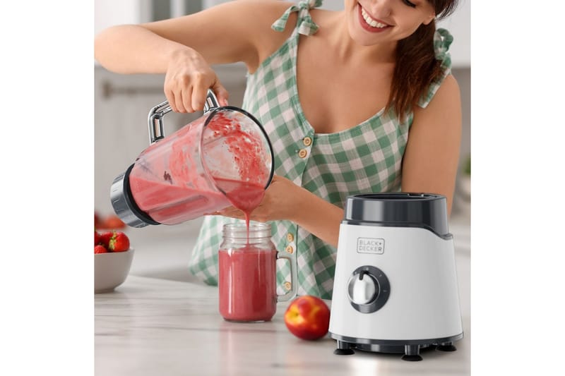 Kannmixer Black+Decker 750W Vit - Vit - Kök & hushåll - Hushållsmaskiner & vitvaror - Köksmaskiner - Blanda & hacka - Blender