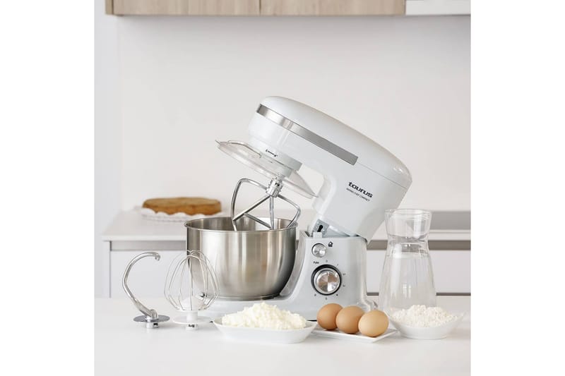 Köksmaskin Taurus Mixing Chef Compact 4L Vit - Vit - Kök & hushåll - Hushållsmaskiner & vitvaror - Köksmaskiner - Blanda & hacka - Köksassistent