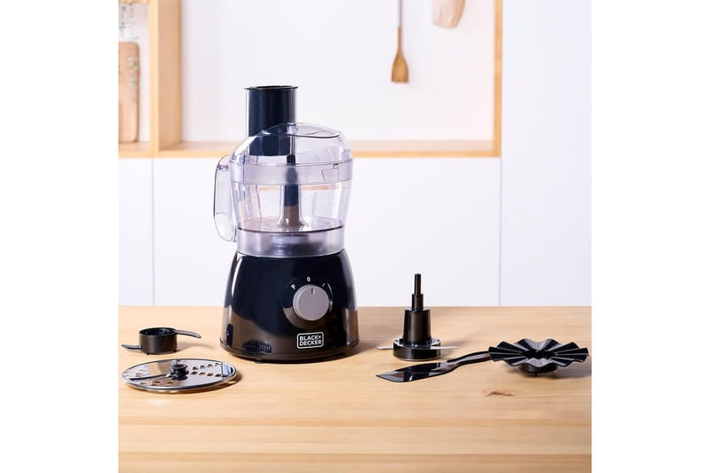 Matberedare Black+Decker 600W Svart - Svart - Kök & hushåll - Hushållsmaskiner & vitvaror - Köksmaskiner - Blanda & hacka - Matberedare