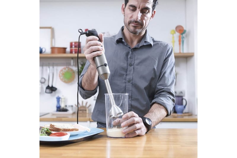 Stavmixer Black+Decker 1200W Borstad Stål - Silver - Kök & hushåll - Hushållsmaskiner & vitvaror - Köksmaskiner - Blanda & hacka - Stavmixer