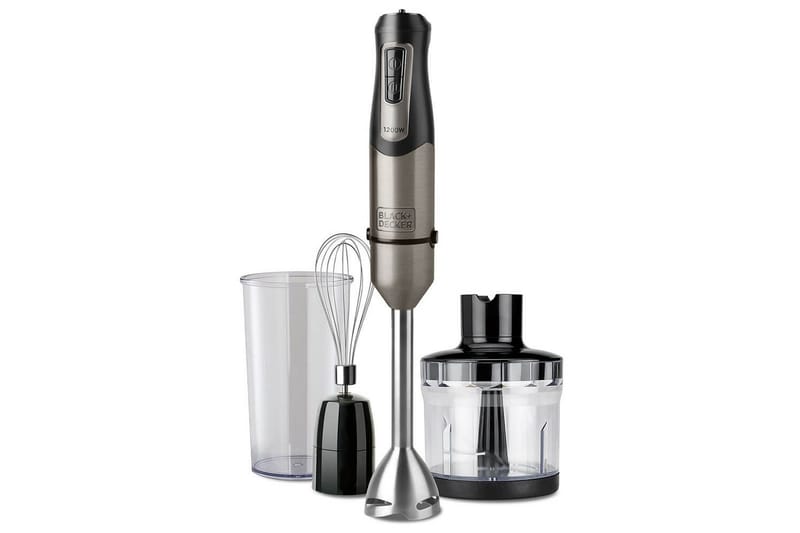 Stavmixerset Black+Decker Brushed 1200W - Kök & hushåll - Hushållsmaskiner & vitvaror - Köksmaskiner - Blanda & hacka - Stavmixer