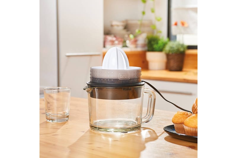 Citruspress Black+Decker 30W 1L - Vit - Kök & hushåll - Hushållsmaskiner & vitvaror - Köksmaskiner - Juicepress & juicemaskiner - Citruspressar
