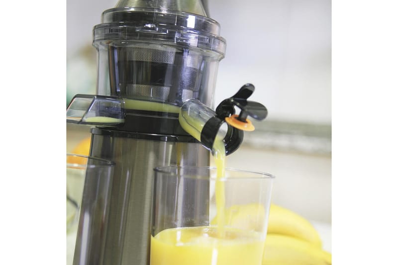 Juicepress Black+Decker Slow Juicer BXJE200E Borstat Rostfritt Stål - Grå - Kök & hushåll - Hushållsmaskiner & vitvaror - Köksmaskiner - Juicepress & juicemaskiner - Slowjuicer