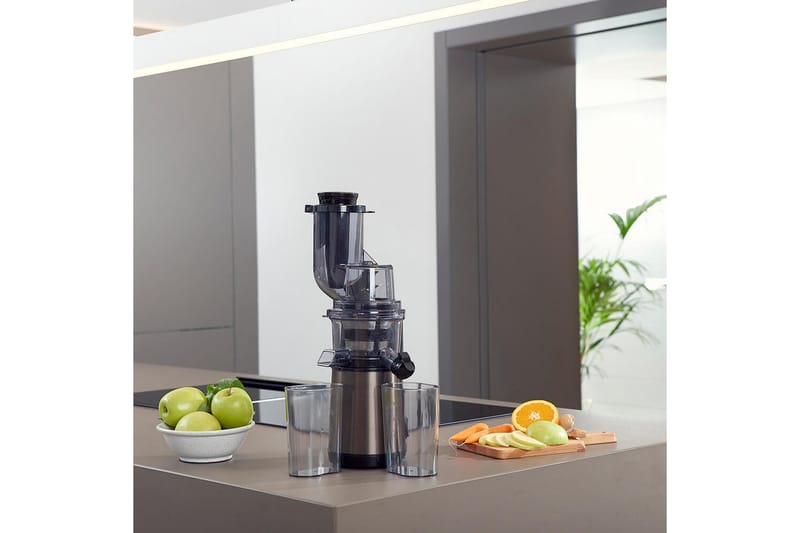 Juicepress Black+Decker Slow Juicer BXJE200E Borstat Rostfritt Stål - Grå - Kök & hushåll - Hushållsmaskiner & vitvaror - Köksmaskiner - Juicepress & juicemaskiner - Slowjuicer