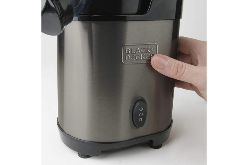 Juicepress Black+Decker Slow Juicer BXJE200E Borstat Rostfritt Stål - Grå - Kök & hushåll - Hushållsmaskiner & vitvaror - Köksmaskiner - Juicepress & juicemaskiner - Slowjuicer