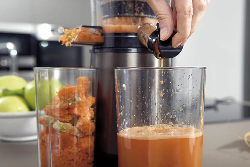 Juicepress Black+Decker Slow Juicer BXJE200E Borstat Rostfritt Stål - Grå - Kök & hushåll - Hushållsmaskiner & vitvaror - Köksmaskiner - Juicepress & juicemaskiner - Slowjuicer