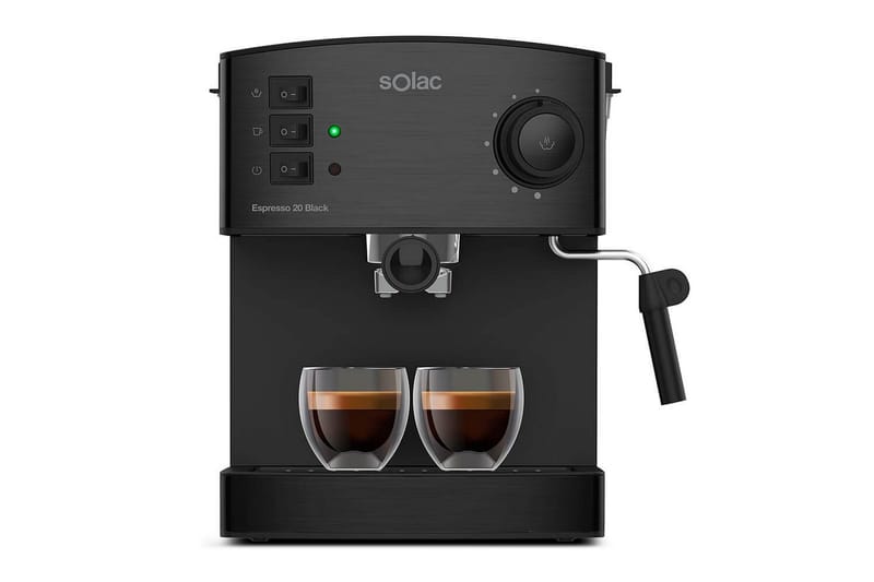 Espressomaskin Solac Taste Classic M80 Inox - Svart - Kök & hushåll - Hushållsmaskiner & vitvaror - Köksmaskiner - Kaffemaskiner & kaffetillbehör - Espressomaskiner