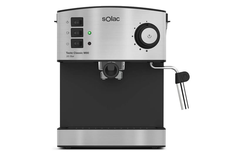 Espressomaskin Solac Taste Classic M80 Inox - Svart||Silver - Kök & hushåll - Hushållsmaskiner & vitvaror - Köksmaskiner - Kaffemaskiner & kaffetillbehör - Espressomaskiner