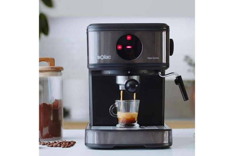 Espressomaskin Solac Taste Control 850W - Svart - Kök & hushåll - Hushållsmaskiner & vitvaror - Köksmaskiner - Kaffemaskiner & kaffetillbehör - Espressomaskiner