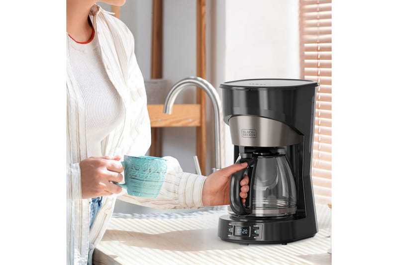 Kaffebryggare Black+Decker LCD 12 Koppar - Silver - Kök & hushåll - Hushållsmaskiner & vitvaror - Köksmaskiner - Kaffemaskiner & kaffetillbehör - Kaffebryggare