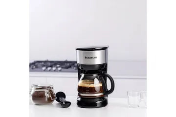 Kaffebryggare Taurus Verona 6 Koppar Inox - Svart||Silver - Kök & hushåll - Hushållsmaskiner & vitvaror - Köksmaskiner - Kaffemaskiner & kaffetillbehör - Kaffebryggare