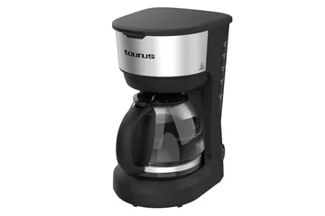 Kaffebryggare Taurus Verona 6 Koppar Inox - Svart||Silver - Kök & hushåll - Hushållsmaskiner & vitvaror - Köksmaskiner - Kaffemaskiner & kaffetillbehör - Kaffebryggare