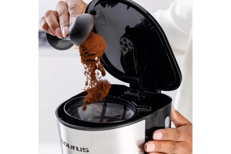 Kaffebryggare Taurus Verona 6 Koppar Inox - Svart||Silver - Kök & hushåll - Hushållsmaskiner & vitvaror - Köksmaskiner - Kaffemaskiner & kaffetillbehör - Kaffebryggare