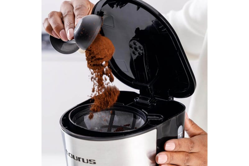 Kaffebryggare Taurus Verona 6 Koppar Inox - Svart||Silver - Kök & hushåll - Hushållsmaskiner & vitvaror - Köksmaskiner - Kaffemaskiner & kaffetillbehör - Kaffebryggare
