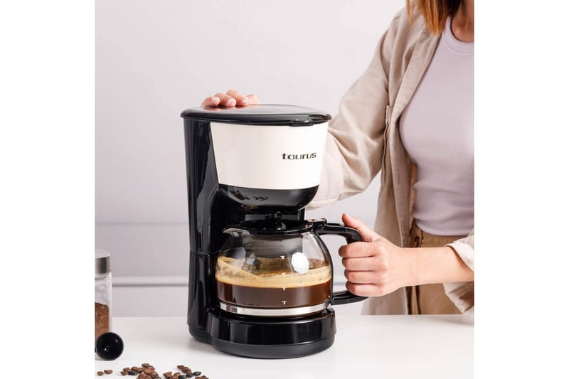 Kaffebryggare Taurus Verona Vintage 12 Koppar - Cremevit - Kök & hushåll - Hushållsmaskiner & vitvaror - Köksmaskiner - Kaffemaskiner & kaffetillbehör - Kaffebryggare