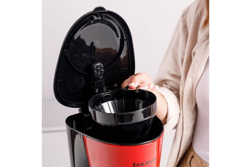 Kaffebryggare Taurus Verona Vintage 12 Koppar - Red - Kök & hushåll - Hushållsmaskiner & vitvaror - Köksmaskiner - Kaffemaskiner & kaffetillbehör - Kaffebryggare