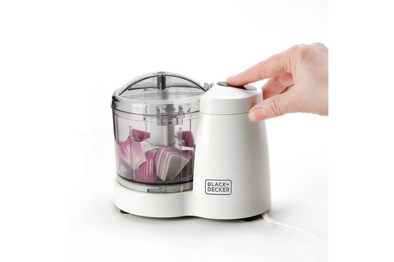 Minihackare Black+Decker 120W - Vit - Kök & hushåll - Hushållsmaskiner & vitvaror - Köksmaskiner - Skära & mala - Skärmaskiner