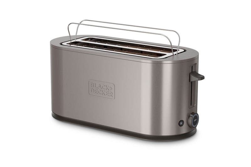 Brödrost Black+Decker 2 Fack Rostfritt Stål 38cm - 38cm - Kök & hushåll - Hushållsmaskiner & vitvaror - Köksmaskiner - Värma & koka - Brödrost