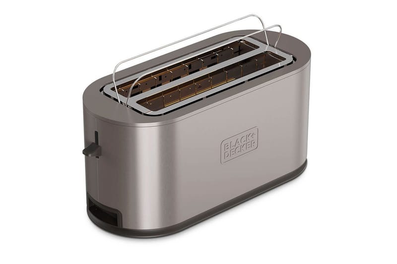 Brödrost Black+Decker 2 Fack Rostfritt Stål 38cm - 38cm - Kök & hushåll - Hushållsmaskiner & vitvaror - Köksmaskiner - Värma & koka - Brödrost