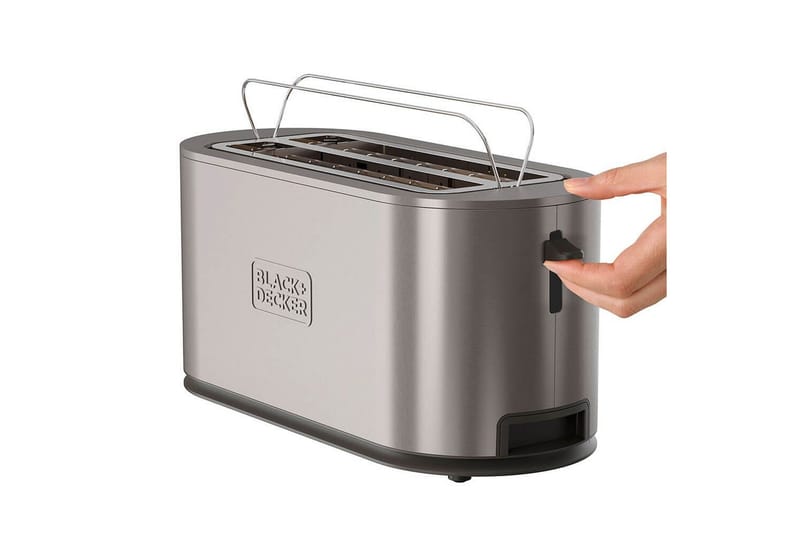 Brödrost Black+Decker 2 Fack Rostfritt Stål 38cm - 38cm - Kök & hushåll - Hushållsmaskiner & vitvaror - Köksmaskiner - Värma & koka - Brödrost