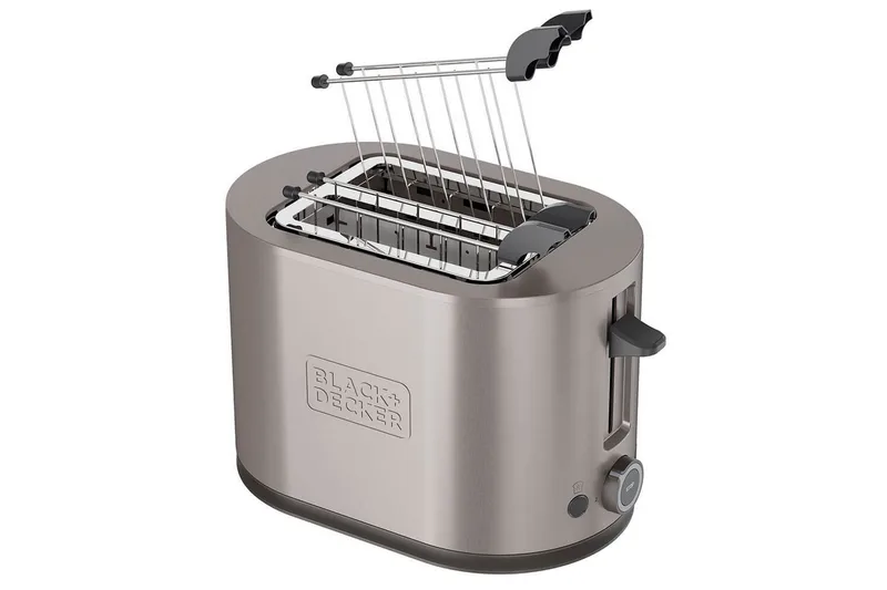 Brödrost Black+Decker 2 Fack Rostfritt Stål - Silver - Kök & hushåll - Hushållsmaskiner & vitvaror - Köksmaskiner - Värma & koka - Brödrost