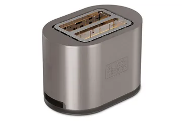 Brödrost Black+Decker 2 Fack Rostfritt Stål - Silver - Kök & hushåll - Hushållsmaskiner & vitvaror - Köksmaskiner - Värma & koka - Brödrost