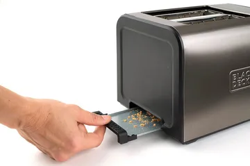 Brödrost Black+Decker 2 Fack Borstat Stål - Grå - Kök & hushåll - Hushållsmaskiner & vitvaror - Köksmaskiner - Värma & koka - Brödrost