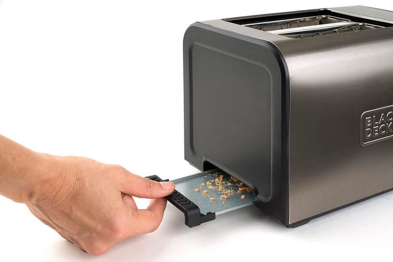 Brödrost Black+Decker 2 Fack Borstat Stål - Grå - Kök & hushåll - Hushållsmaskiner & vitvaror - Köksmaskiner - Värma & koka - Brödrost