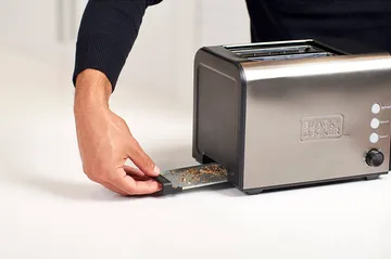Brödrost Black+Decker 2 Fack Borstat Stål - Grå - Kök & hushåll - Hushållsmaskiner & vitvaror - Köksmaskiner - Värma & koka - Brödrost