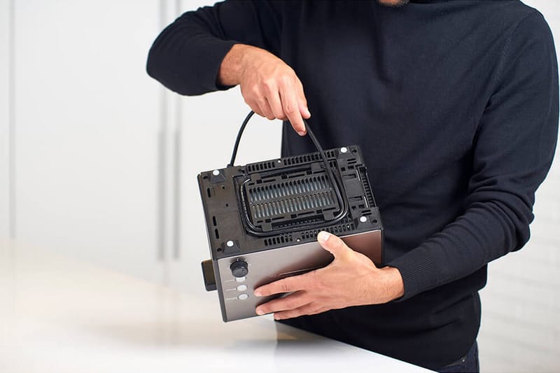 Brödrost Black+Decker 2 Fack Borstat Stål - Grå - Kök & hushåll - Hush ållsmaskiner & vitvaror - Köksmaskiner - Värma & koka - Brödrost