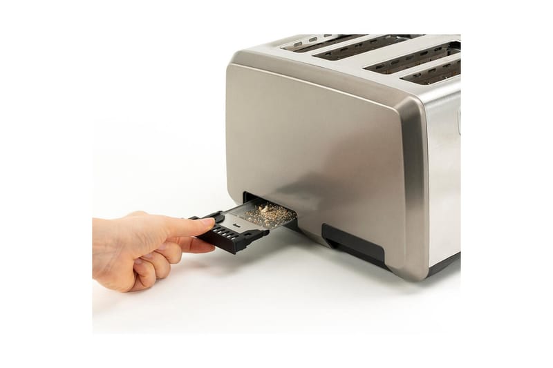 Brödrost Black+Decker 4 Fack 1960W Borstat Stål - Grå - Kök & hushåll - Hushållsmaskiner & vitvaror - Köksmaskiner - Värma & koka - Brödrost