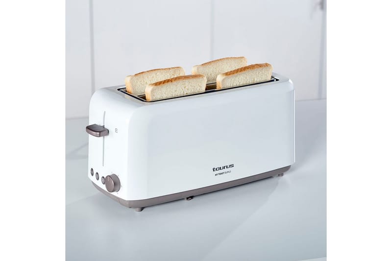 Brödrost Taurus Mytoast 2 Fack Vit - Kök & hushåll - Hushållsmaskiner & vitvaror - Köksmaskiner - Värma & koka - Brödrost