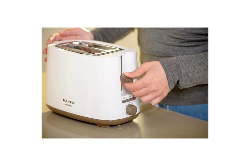 Brödrost Taurus Mytoast II 2 Fack Vit - Silver - Kök & hushåll - Hushållsmaskiner & vitvaror - Köksmaskiner - Värma & koka - Brödrost