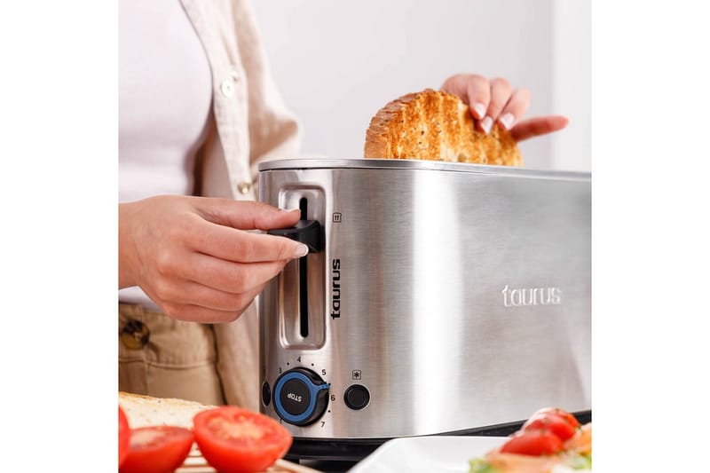 Brödrost Taurus Mytoast Legend 1 Fack Rostfritt Stål - Silver - Kök & hushåll - Hushållsmaskiner & vitvaror - Köksmaskiner - Värma & koka - Brödrost