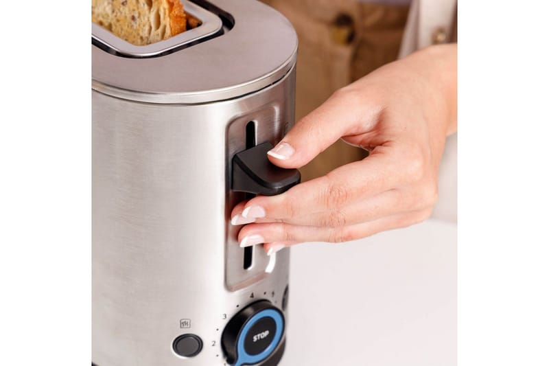 Brödrost Taurus Mytoast Legend 1 Fack Rostfritt Stål - Silver - Kök & hushåll - Hushållsmaskiner & vitvaror - Köksmaskiner - Värma & koka - Brödrost