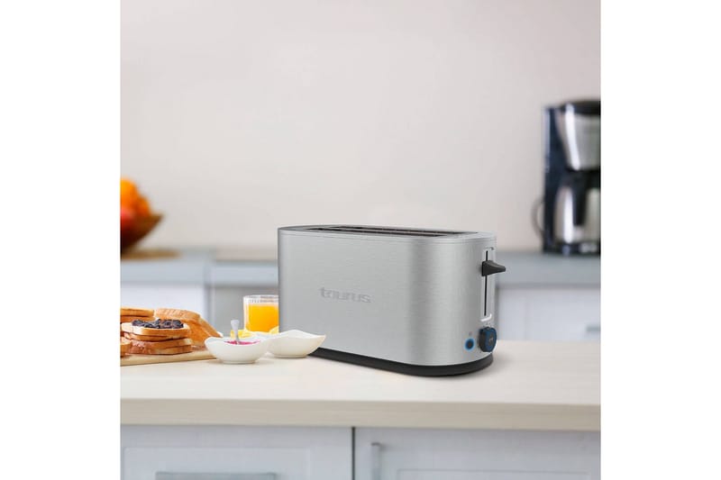 Brödrost Taurus Mytoast Legend 2 Fack Rostfritt Stål - Silver||Krom - Kök & hushåll - Hushållsmaskiner & vitvaror - Köksmaskiner - Värma & koka - Brödrost