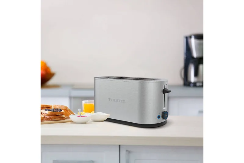 Brödrost Taurus Mytoast Legend 2 Fack Rostfritt Stål - Silver||Krom - Kök & hushåll - Hushållsmaskiner & vitvaror - Köksmaskiner - Värma & koka - Brödrost