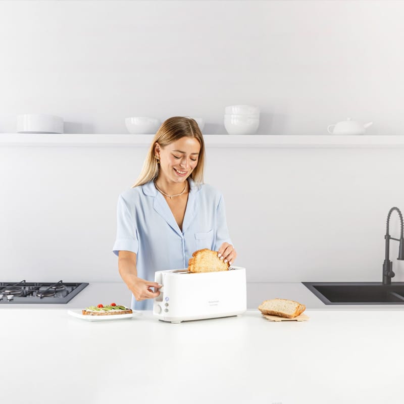 Brödrost Taurus Toastissimo Långt Spår - vit - Kök & hushåll - Hushållsmaskiner & vitvaror - Köksmaskiner - Värma & koka - Brödrost