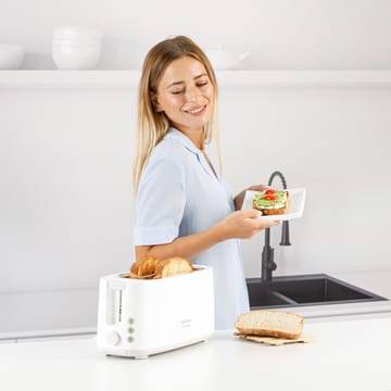 Brödrost Taurus Toastissimo Långt Spår - vit - Kök & hushåll - Hushållsmaskiner & vitvaror - Köksmaskiner - Värma & koka - Brödrost