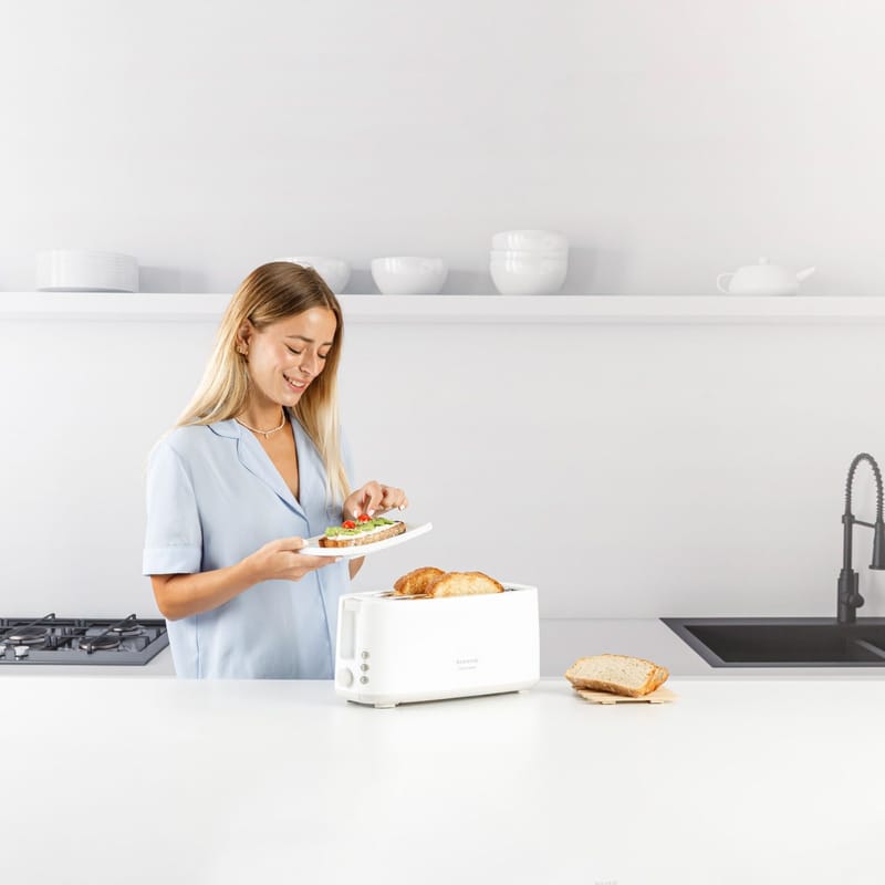Brödrost Taurus Toastissimo Långt Spår - vit - Kök & hushåll - Hushållsmaskiner & vitvaror - Köksmaskiner - Värma & koka - Brödrost