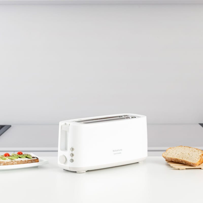 Brödrost Taurus Toastissimo Långt Spår - vit - Kök & hushåll - Hushållsmaskiner & vitvaror - Köksmaskiner - Värma & koka - Brödrost