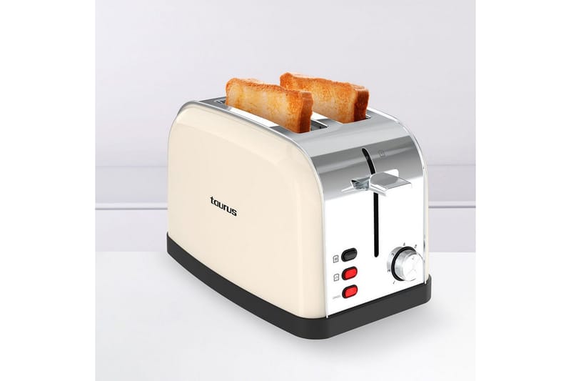 Brödrost Taurus Vintage 2 - Beige - Kök & hushåll - Hushållsmaskiner & vitvaror - Köksmaskiner - Värma & koka - Brödrost