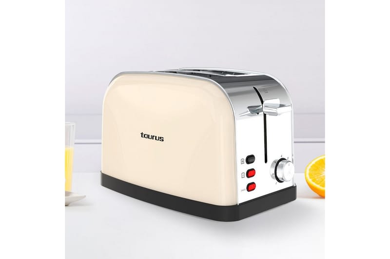 Brödrost Taurus Vintage 2 - Beige - Kök & hushåll - Hushållsmaskiner & vitvaror - Köksmaskiner - Värma & koka - Brödrost