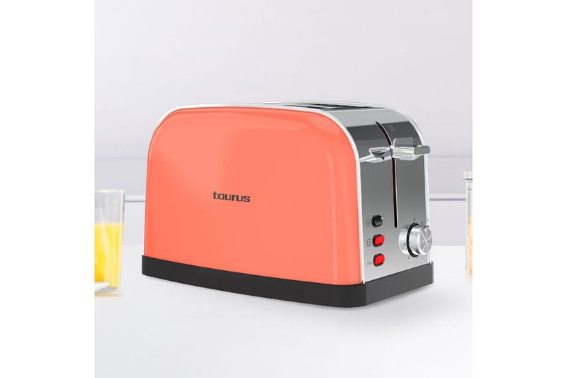 Brödrost Taurus Vintage 2 - Red - Kök & hushåll - Hushållsmaskiner & vitvaror - Köksmaskiner - Värma & koka - Brödrost