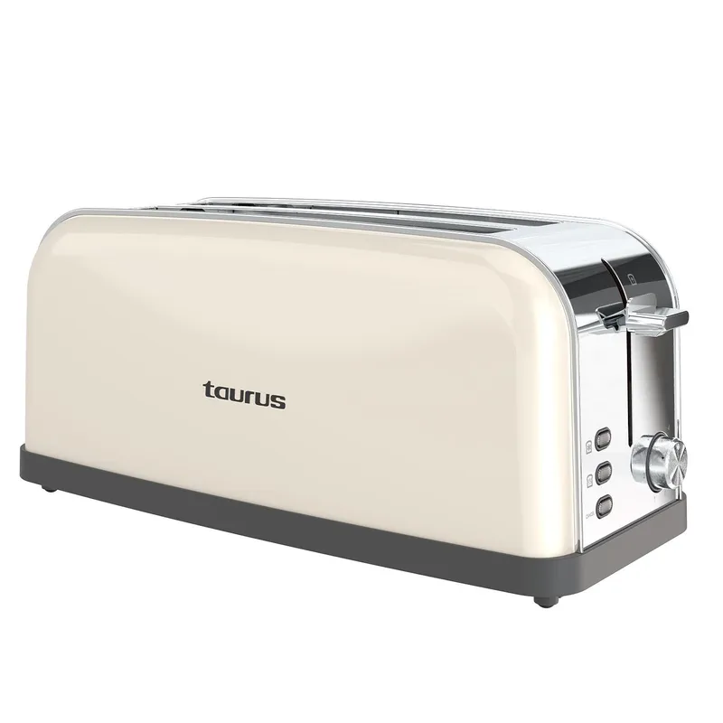 Brödrost Taurus Vintage Cream Långt Fack, cream